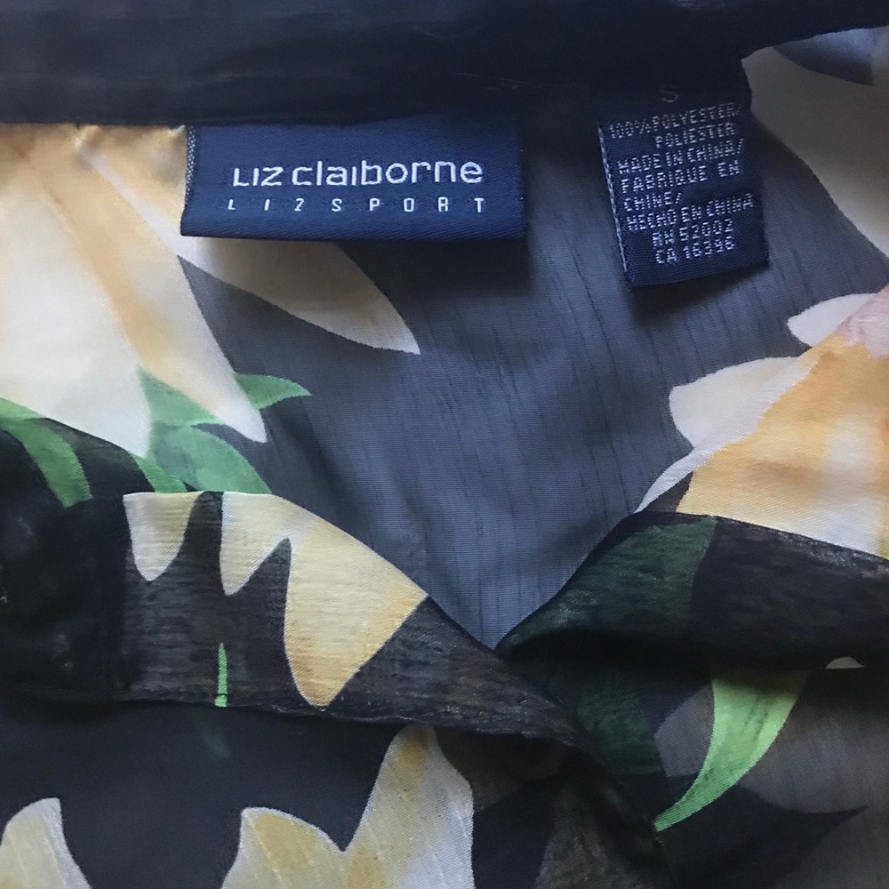 Long sleeve Liz Claiborne Blouse Size Small - Picture 4 of 5